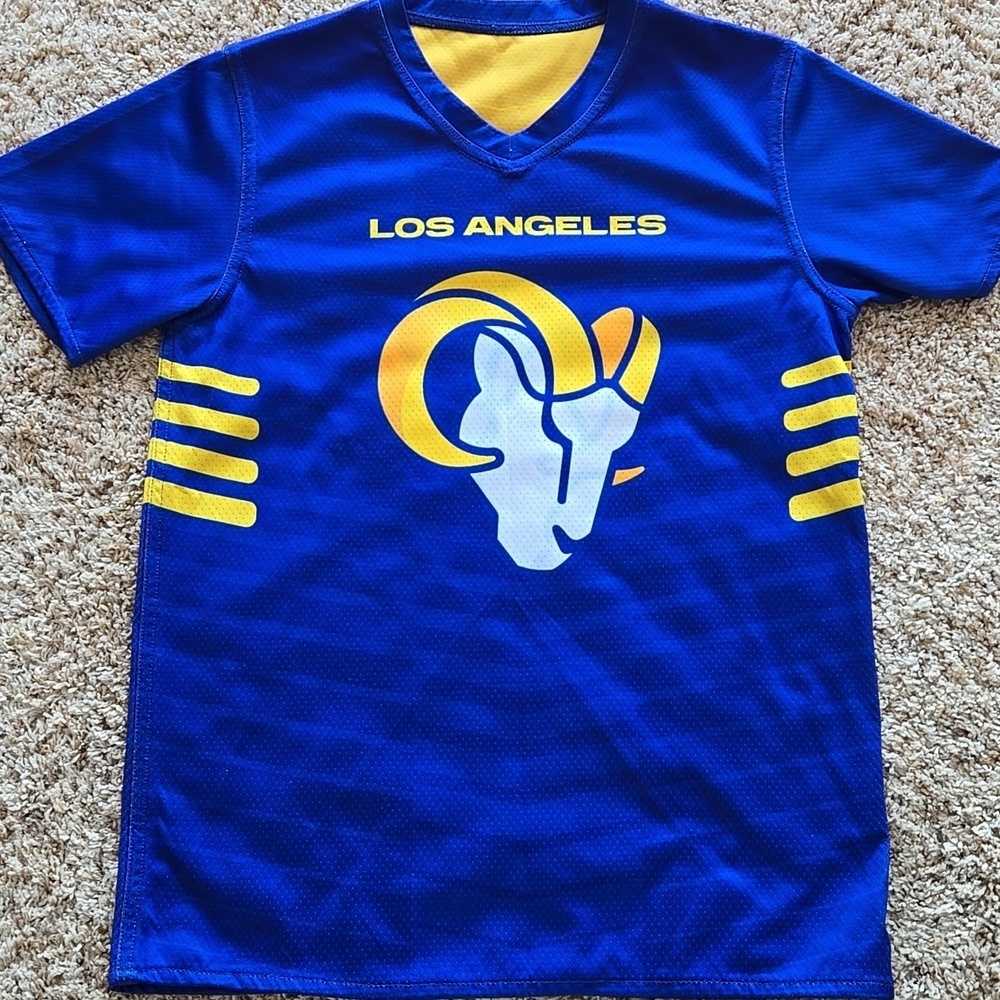 NFL Los Angeles Rams jersey, Reversible, youth lg, Dry-excel